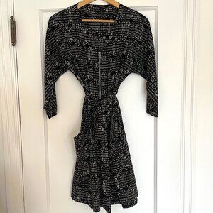 Theory Silk Zip-front Shirtdress | Size 2